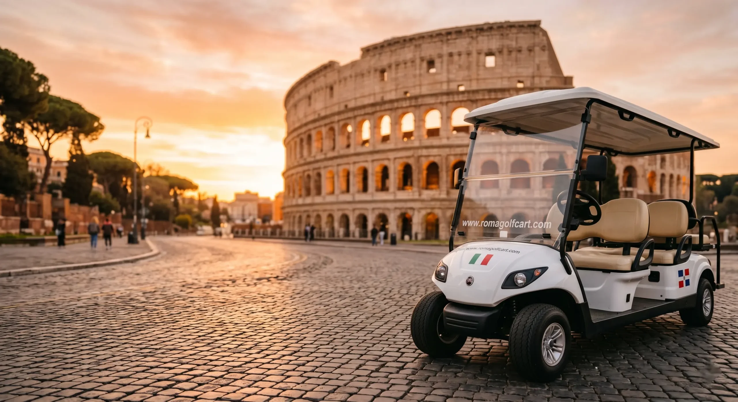 Luxury Golf Cart Tour Colosseum Rome